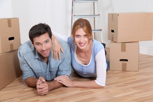Residential packing services in Wandsworth with labelled boxes
