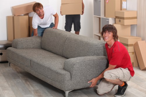 Wandsworth man and van loading furniture for transport