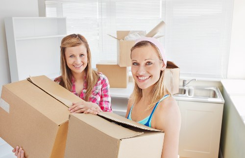 Moving day for a flat in Wandsworth with organized packing and loading