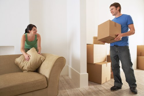 Residential moving service in Wandsworth with removal boxes
